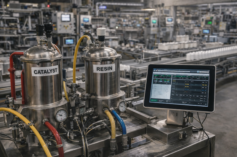 trazabilidad de resina