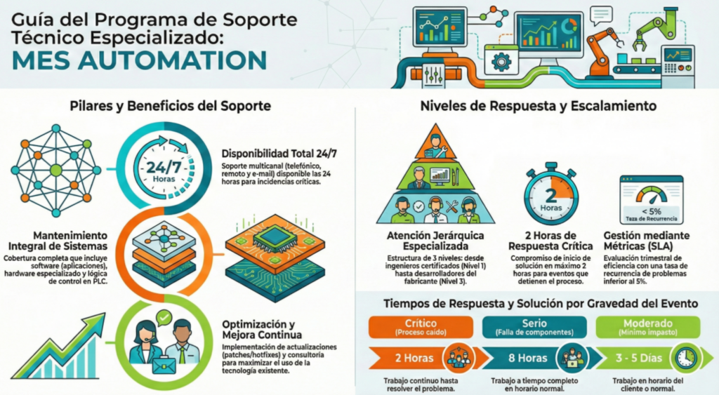 soporte técnico software industrial