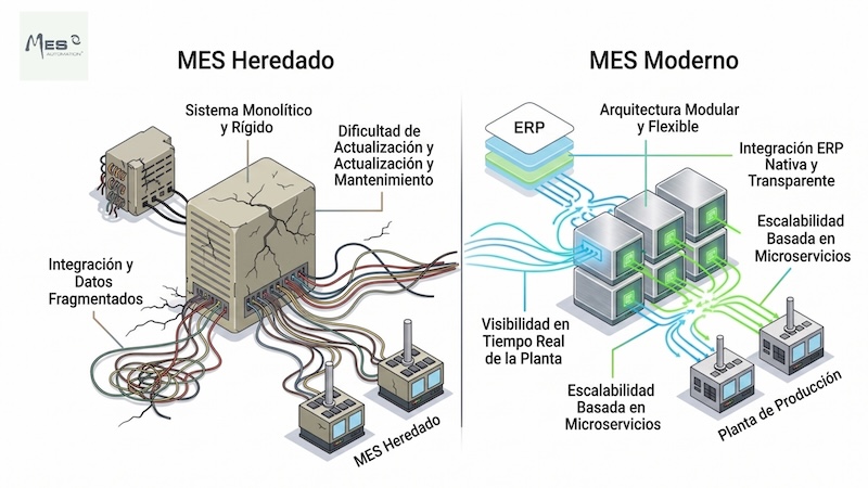 Modernización de Sistemas MES Heredados