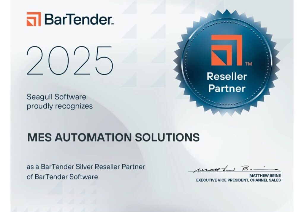 Certificado BarTender Silver Reseller
